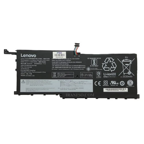 باتری لپ تاپ لنوو ThinkPad X1-CARBON GEN4 مشکی-داخلی-اورجینال