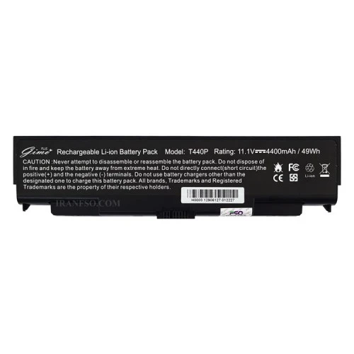 باتری لپ تاپ لنوو ThinkPad T440P-6Cell Gimo Plus مشکی-49 وات ساعت