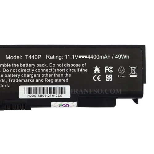 باتری لپ تاپ لنوو ThinkPad T440P-6Cell Gimo Plus مشکی-49 وات ساعت
