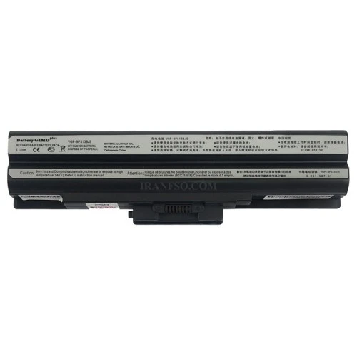 باتری لپ تاپ سونی BPS13 BPS21-6Cell Gimo Plus مشکی