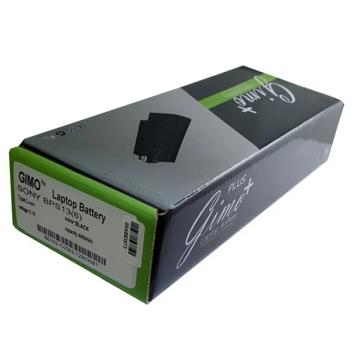باتری لپ تاپ سونی BPS13 BPS21-6Cell Gimo Plus مشکی-49 وات ساعت