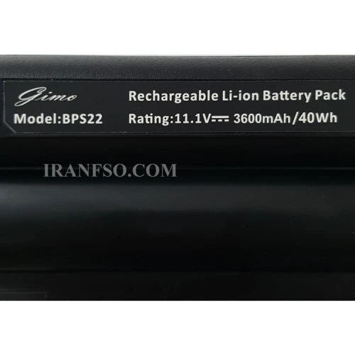 باتری لپ تاپ سونی BPS22-6Cell مشکی-40 وات ساعت