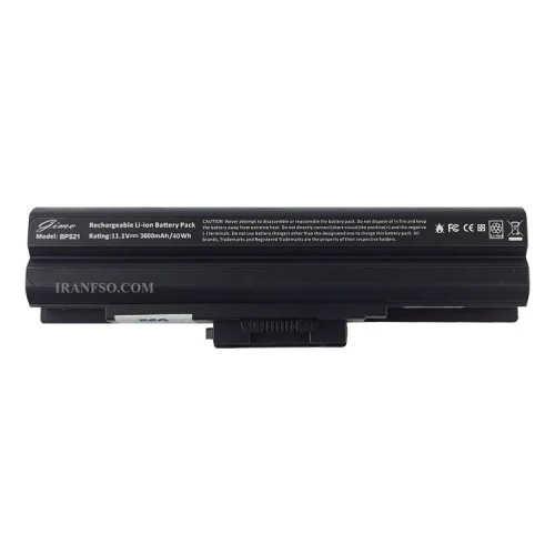 باتری لپ تاپ سونی BPS13 BPS21-6Cell مشکی-40 وات ساعت