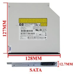درایو لپ تاپ بلوری رام اچ پی Sata Slim 12.7mm