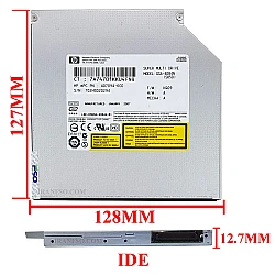 درایو لپ تاپ دی وی دی رایتر اچ پی IDE Slim 12.7mm ریفر-سه ماه گارانتی