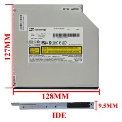 درایو لپ تاپ دی وی دی رایتر H.L IDE Superslim 9.5mm