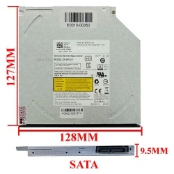 درایو لپ تاپ دی وی دی رایتر فیلیپس لایتون Sata Superslim 9.5mm سه ماه گارانتی