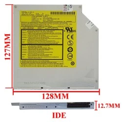 درایو لپ تاپ دی وی دی رایتر IDE Slim 12.7mm مکشی