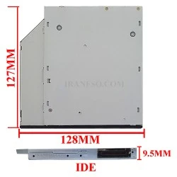 درایو لپ تاپ دی وی دی رایتر IDE Superslim 9.5mm