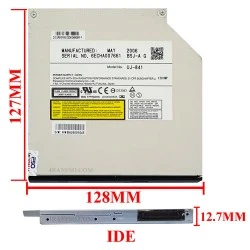 درایو لپ تاپ دی وی دی رایتر پاناسونیک IDE Slim 12.7mm سه ماه گارانتی