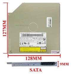درایو لپ تاپ دی وی دی رایتر پاناسونیک Sata Superslim E1 9mm سه ماه گارانتی