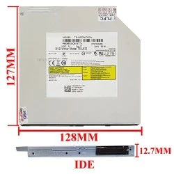 درایو لپ تاپ دی وی دی رایتر IDE Slim 12.7mm برای توشیبا