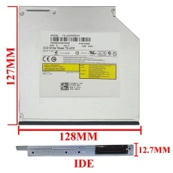 درایو لپ تاپ دی وی دی رایتر توشیبا-سامسونگ IDE Slim 12.7mm سه ماه گارانتی