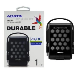 هارد HDD لپ تاپ 1 ترابایت Adata HD720 External مشکی-گارانتی آونگ