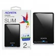 هارد HDD لپ تاپ 2 ترابایت Adata HV620S Slim External مشکی-گارانتی آونگ
