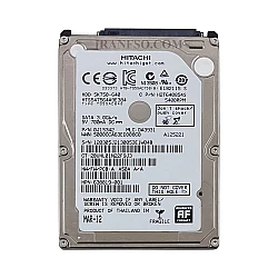 هارد HDD لپ تاپ 640 گیگابایت هیتاچی Sata 5400RPM سه ماه گارانتی دست دوم