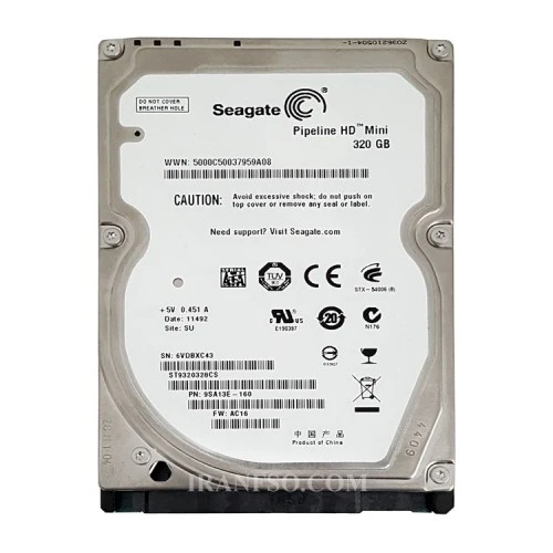 هارد HDD لپ تاپ 320 گیگابایت سی گیت Sata 5400RPM-Riffer