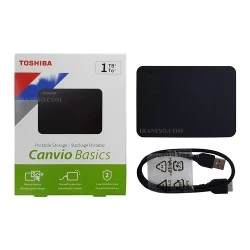 هارد HDD لپ تاپ 1 ترابایت توشیبا Canvio Basics External هجده ماه گارانتی