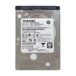 هارد HDD لپ تاپ 320 گیگابایت توشیبا Sata Slim 5400RPM Refurbish سه ماه گارانتی