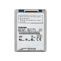هارد HDD فلتی 1.8 اینچ لپ تاپ 100 گیگابایت توشیبا 40 پین ریفر دست دوم