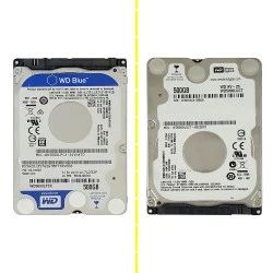 هارد HDD لپ تاپ 500 گیگابایت وسترن Sata 5400RPM-Refurbish شش ماه گارانتی