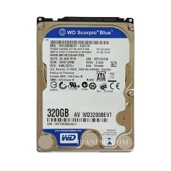 هارد HDD لپ تاپ 320 گیگابایت وسترن Sata 5400RPM-Refurbish