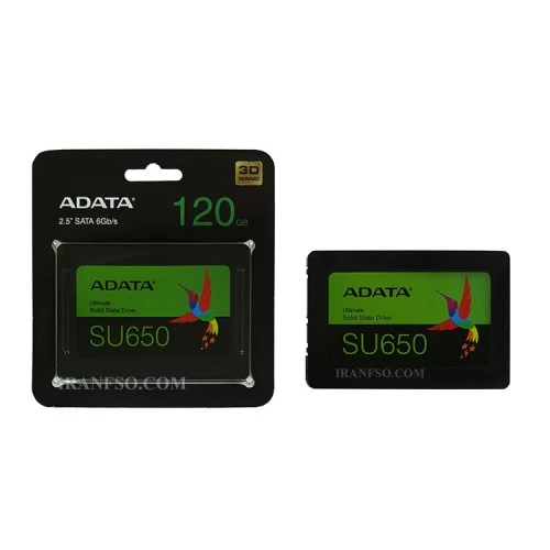 هارد SSD لپ تاپ 120 گیگابایت Adata Sata 2.5Inch SU650
