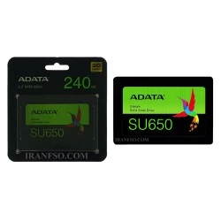 هارد SSD لپ تاپ 240 گیگابایت Adata Sata 2.5Inch SU650 یکسال گارانتی افق