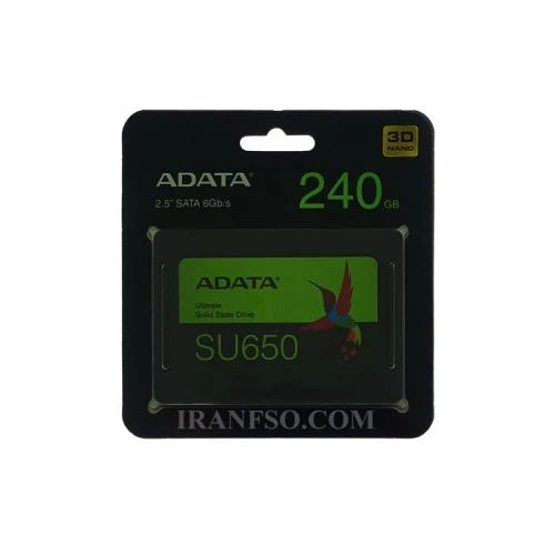 هارد SSD لپ تاپ 240 گیگابایت Adata Sata 2.5Inch SU650