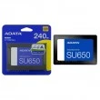 هارد SSD لپ تاپ 240 گیگابایت Adata Sata 2.5Inch SU650 گارانتی آونگ
