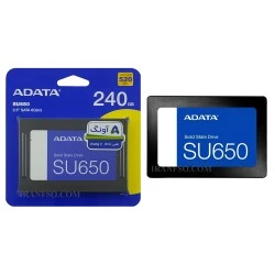 هارد SSD لپ تاپ 240 گیگابایت Adata Sata 2.5Inch SU650 گارانتی آونگ