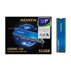 هارد SSD لپ تاپ 512 گیگابایت Adata M.2 NVME 2280_Legend 700 گارانتی آونگ