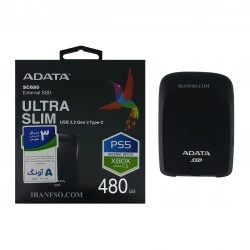هارد SSD لپ تاپ 480 گیگابایت Adata SC680 External گارانتی آونگ