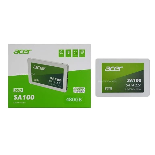هارد SSD لپ تاپ 480 گیگابایت ایسر Sata 2.5Inch SA100 گارانتی آواژنگ