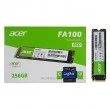 هارد SSD لپ تاپ 256 گیگابایت ایسر M.2 NVME 2280 FA100 گارانتی متین