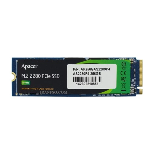 هارد SSD لپ تاپ 256 گیگابایت Apacer M.2 NVME 2280_AS2280P4 گارانتی متین