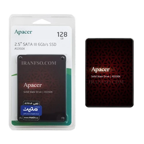 هارد SSD لپ تاپ 128 گیگابایت Apacer Sata 2.5Inch_AS350X گارانتی متین