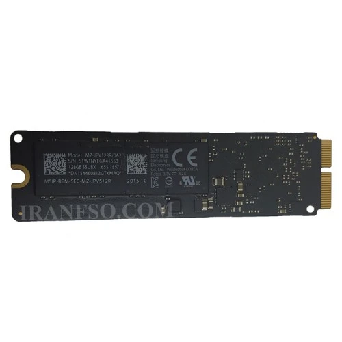 هارد SSD لپ تاپ 128 گیگابایت سامسونگ برای اپل Macbook Air-Pro Retina 2015 یک ماه گارانتی