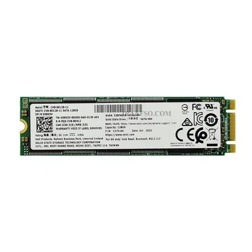 هارد SSD لپ تاپ 128 گیگابایت دل M.2 NGFF 2280_Refurbish سه ماه گارانتی