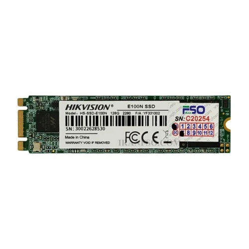 هارد SSD لپ تاپ 128 گیگابایت هایک ویژن M.2 NGFF 2280-E100N