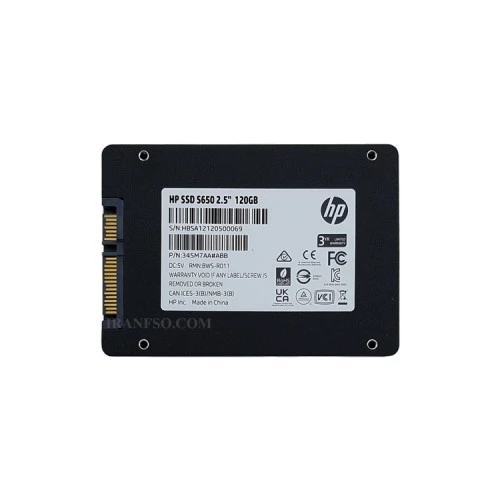 هارد SSD لپ تاپ 120 گیگابایت اچ پی Sata 2.5Inch S650 گارانتی آواژنگ