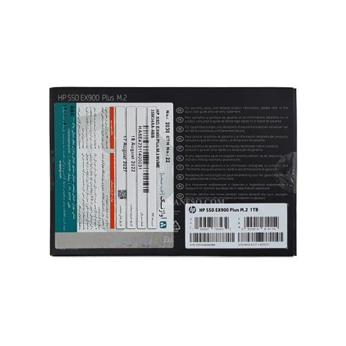 هارد SSD لپ تاپ 1 ترابایت اچ پی M.2 NVME 2280_EX900 Plus گارانتی آواژنگ