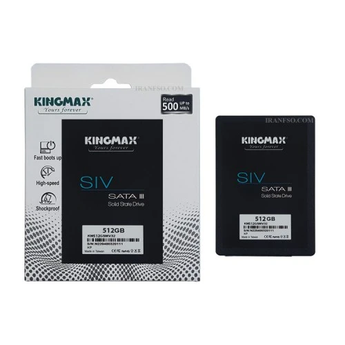 هارد SSD لپ تاپ 512 گیگابایت KingMax Sata 2.5Inch_SIV گارانتی آواژنگ