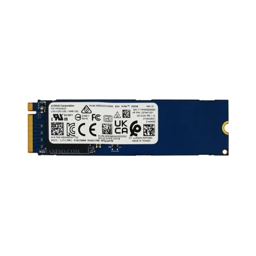 هارد SSD لپ تاپ 256 گیگابایت Kioxia M.2 NVME 2280 سه ماه گارانتی