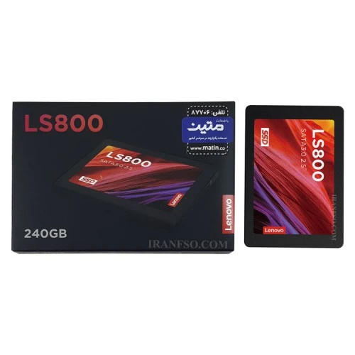 هارد SSD لپ تاپ 240 گیگابایت Lenovo Sata 2.5Inch_LS800 گارانتی متین