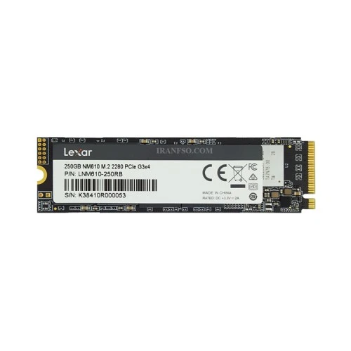 هارد SSD لپ تاپ 250 گیگابایت Lexar M.2-2280 NVME