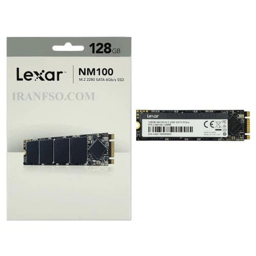 هارد SSD لپ تاپ 128 گیگابایت Lexar M2 NGFF 2280_NM100