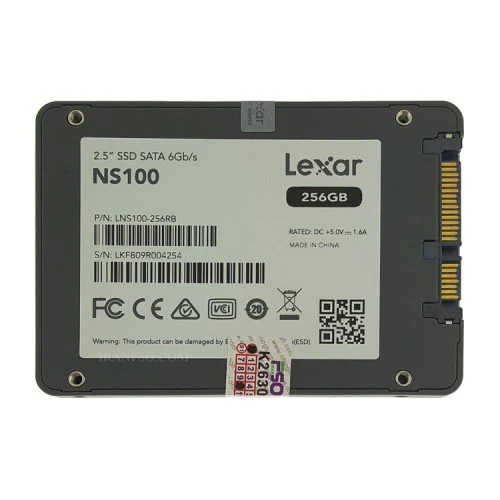 هارد SSD لپ تاپ 256 گیگابایت Lexar NS100 Sata 2.5Inch یکسال گارانتی افق