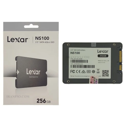 هارد SSD لپ تاپ 256 گیگابایت Lexar NS100 Sata 2.5Inch یکسال گارانتی افق