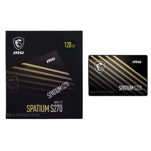 هارد SSD لپ تاپ 120 گیگابایت ام اس آی Sata 2.5Inch_Spatium S270 یکسال گارانتی افق